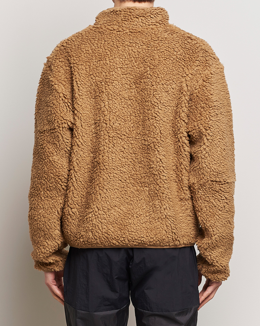Herre | Gensere | District Vision | Half Zip Pile Fleece Sand