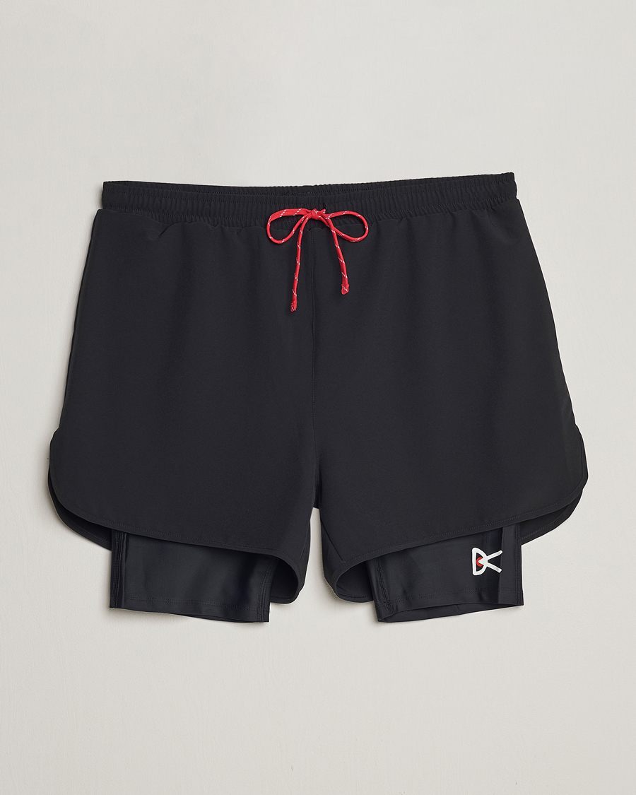 Herre | Shorts | District Vision | Layered Trail Shorts Black