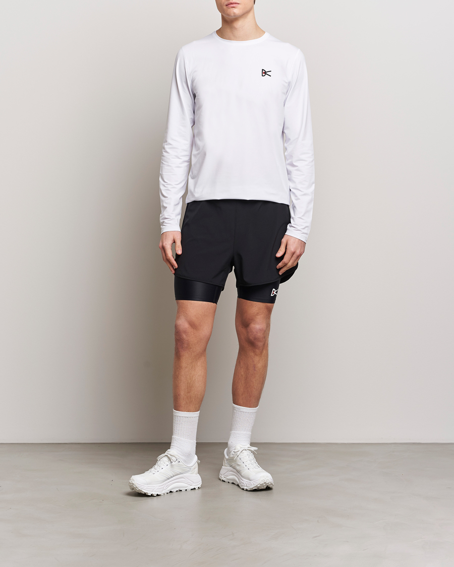 Herre | Shorts | District Vision | Layered Trail Shorts Black