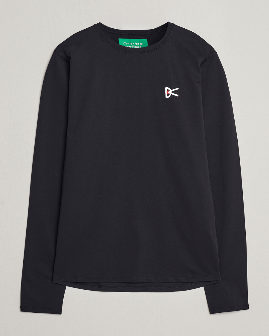 Herre | T-Shirts | District Vision | Lightweight Long Sleeve T-Shirt Black