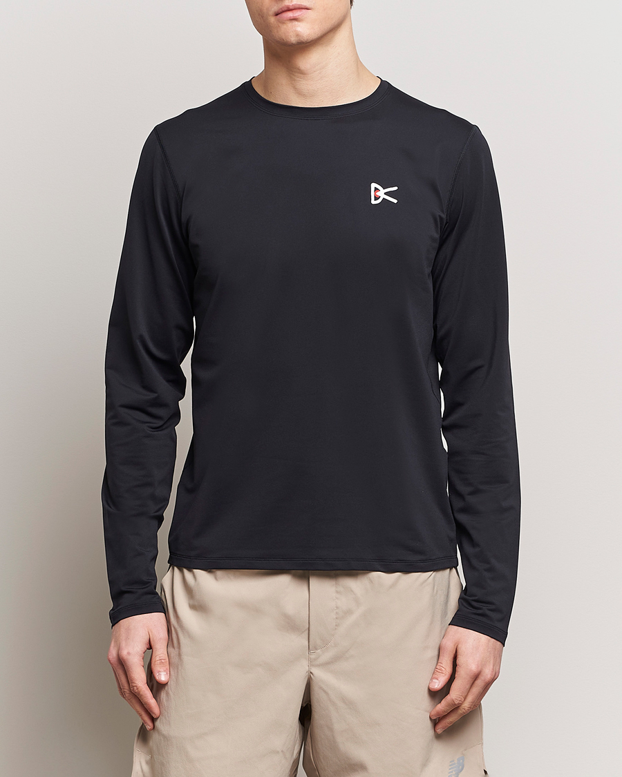 Herre | Klær | District Vision | Lightweight Long Sleeve T-Shirt Black