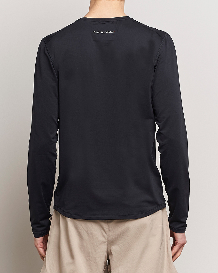 Herre | T-Shirts | District Vision | Lightweight Long Sleeve T-Shirt Black