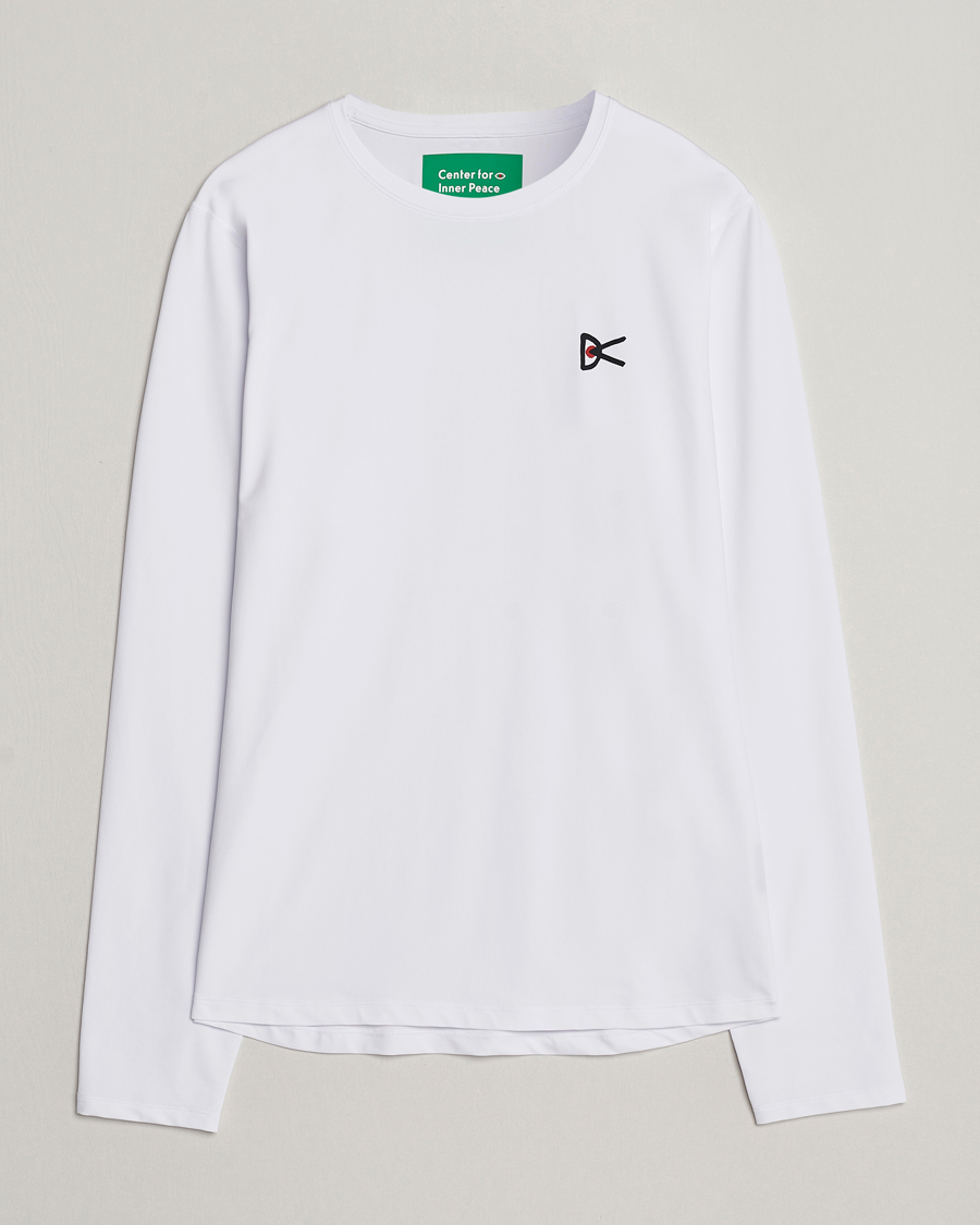 Herre | T-Shirts | District Vision | Lightweight Long Sleeve T-Shirt White