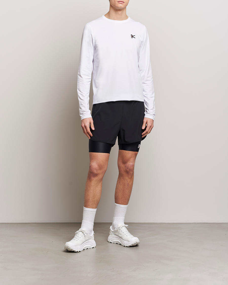 Herre | T-Shirts | District Vision | Lightweight Long Sleeve T-Shirt White