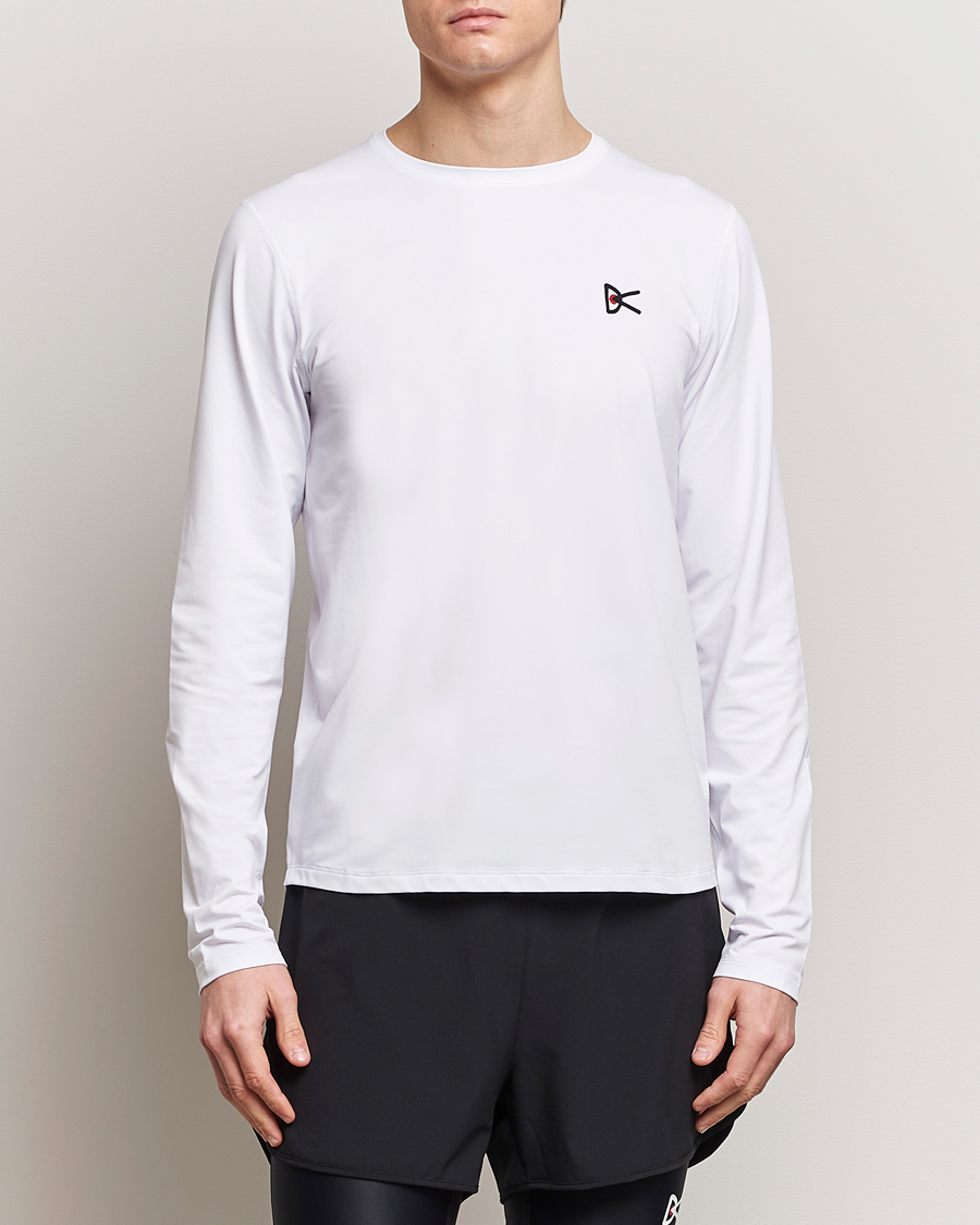 Herre | Klær | District Vision | Lightweight Long Sleeve T-Shirt White