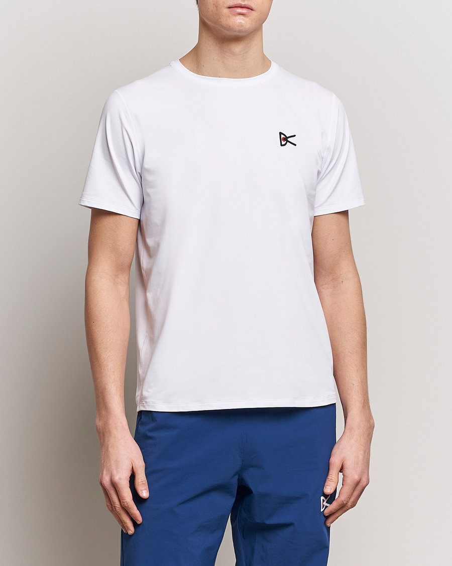 Herre | Hvite t-shirts | District Vision | Lightweight Short Sleeve T-Shirts White