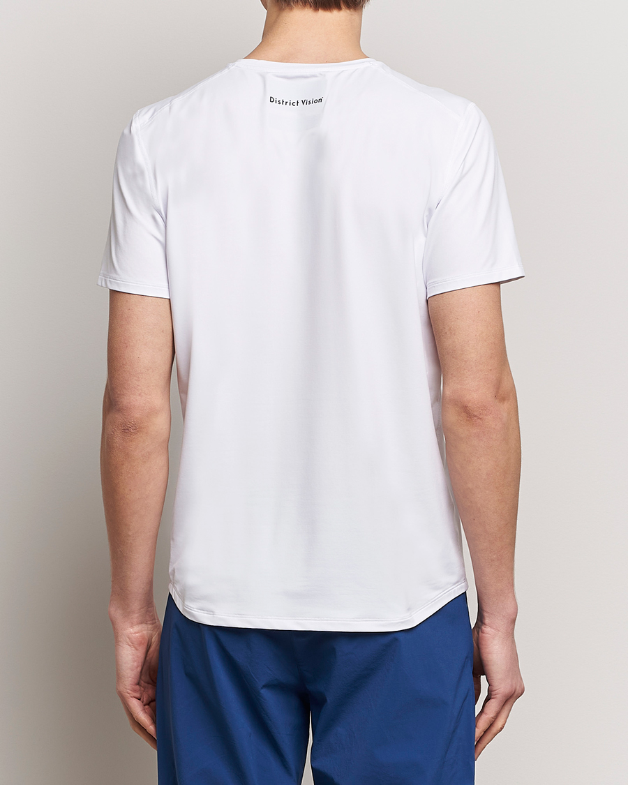 Herre | T-Shirts | District Vision | Lightweight Short Sleeve T-Shirts White