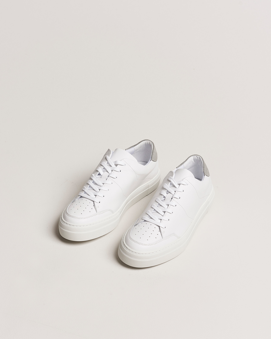 Herre | Hvite sneakers | J.Lindeberg | Art Signature Leather Sneaker White