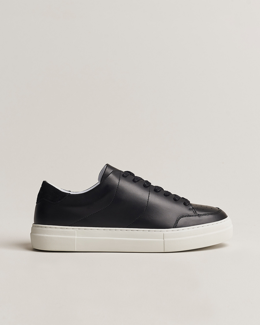 Herre | Sneakers | J.Lindeberg | Art Signature Leather Sneaker Black