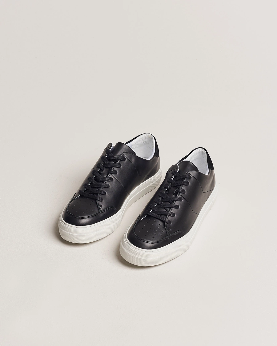 Herre | Avdelinger | J.Lindeberg | Art Signature Leather Sneaker Black