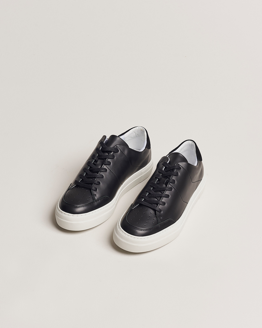 Herre | Svarte sneakers | J.Lindeberg | Art Signature Leather Sneaker Black