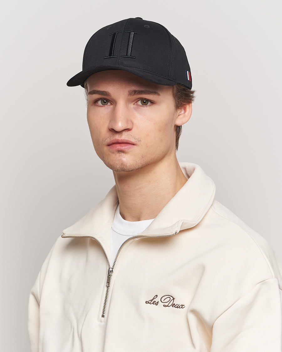 Herre | Assesoarer | LES DEUX | Baseball Cap Suede II Black