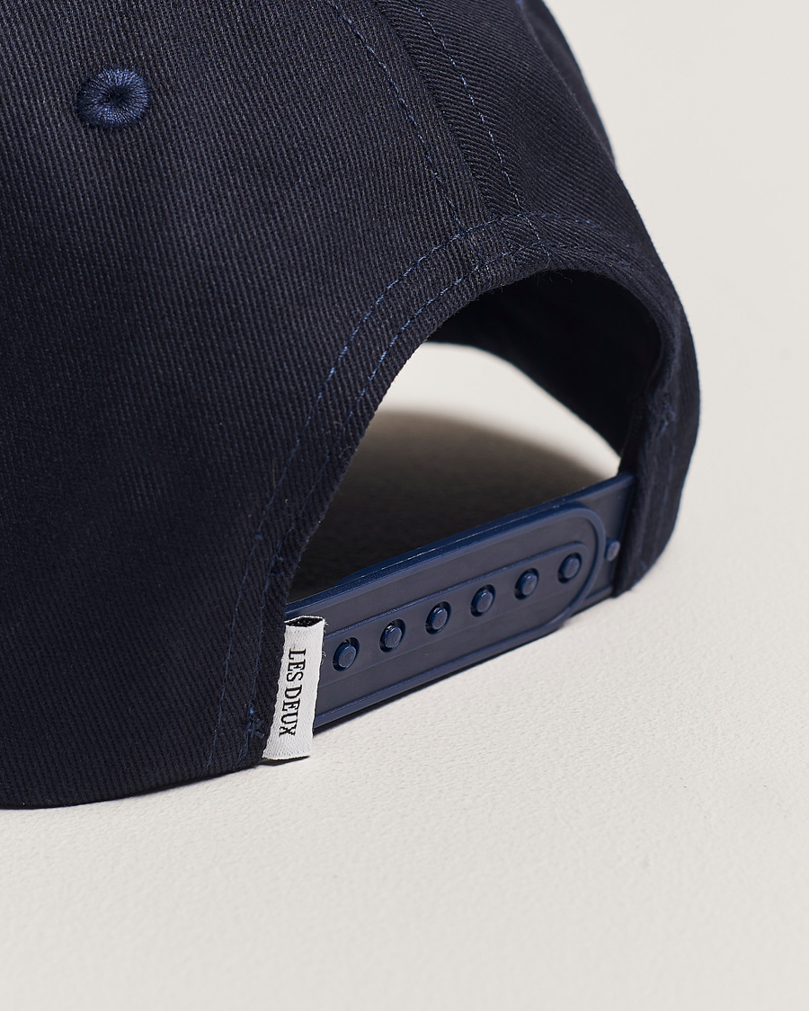 Herre | Hatter og capser | LES DEUX | Baseball Cap Suede II Dark Navy