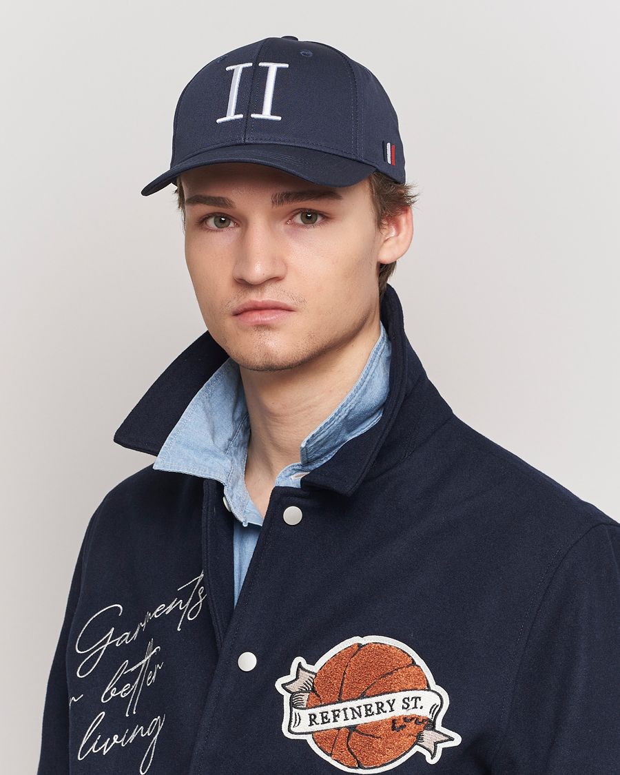 Herre | Assesoarer | LES DEUX | Encore Organic Cotton Baseball Cap II Dark Navy