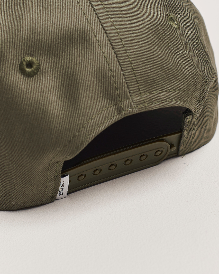 Herre | Les Deux Encore Organic Cotton Baseball Cap II Dark Green | LES DEUX | Encore Organic Cotton Baseball Cap II Dark Green