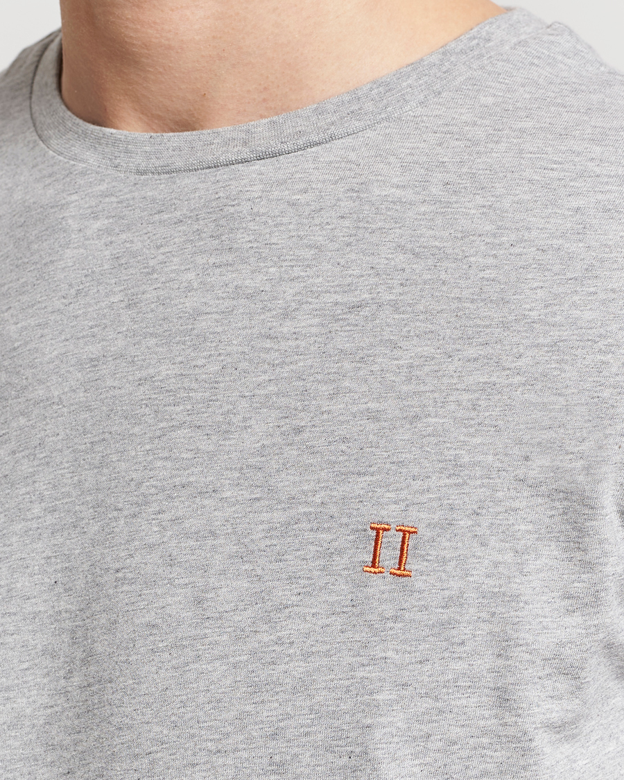 Herre | T-Shirts | LES DEUX | Nørregaard Cotton T-Shirt Grey Melange