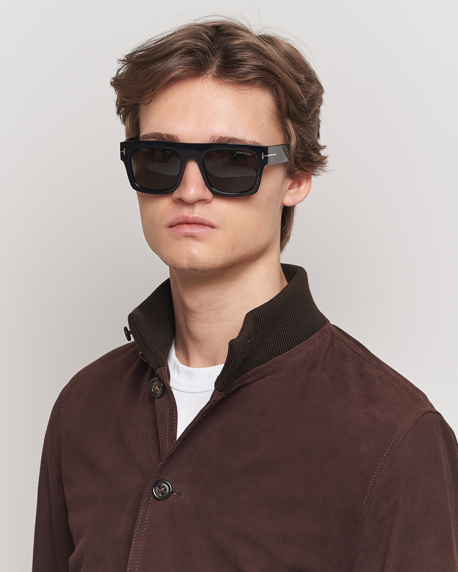 Herr | Tom Ford | Tom Ford | Fausto FT0711 Sunglasses Black/Smoke