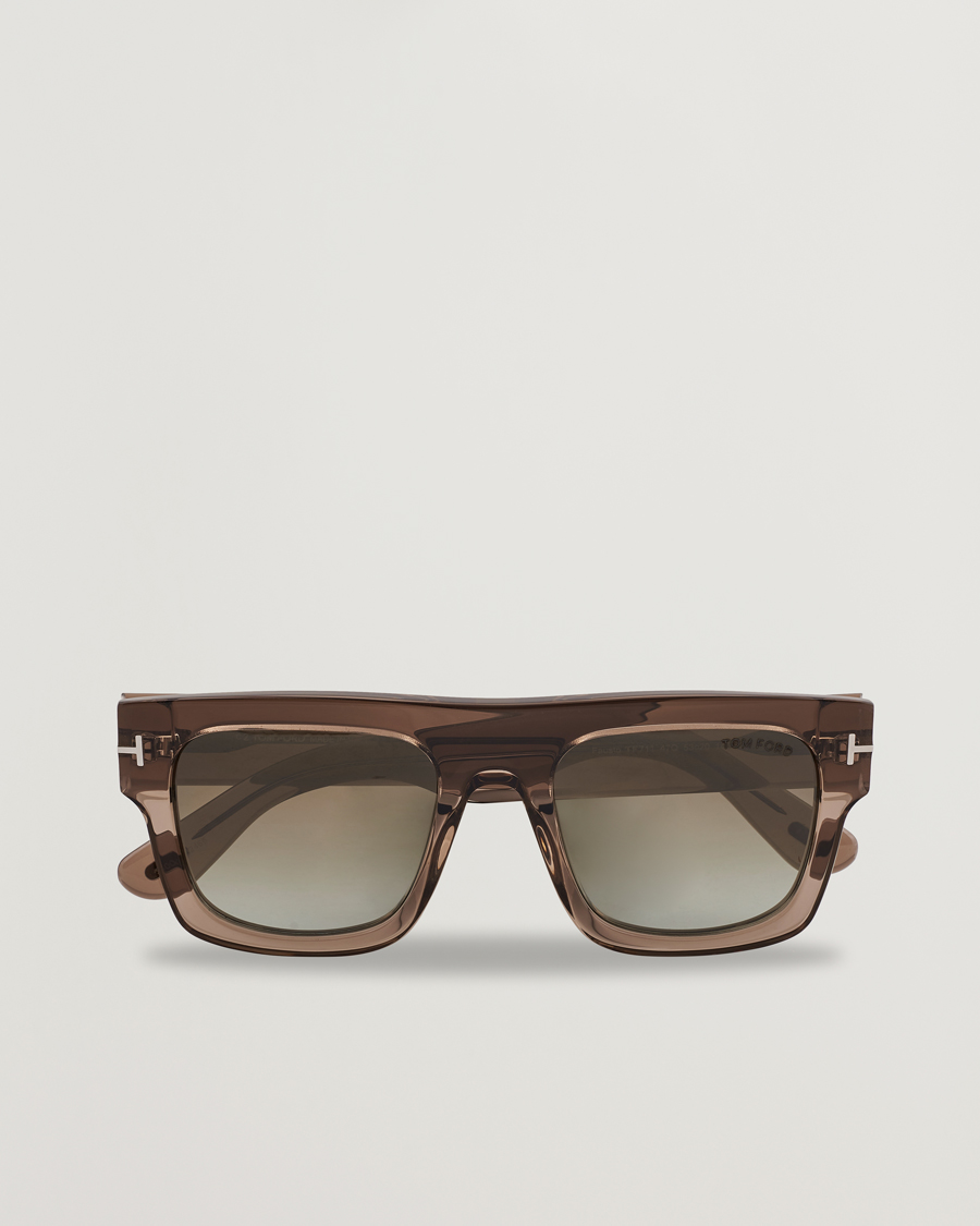 Herre | Solbriller | Tom Ford | Fausto FT0711 Sunglasses Brown/Green