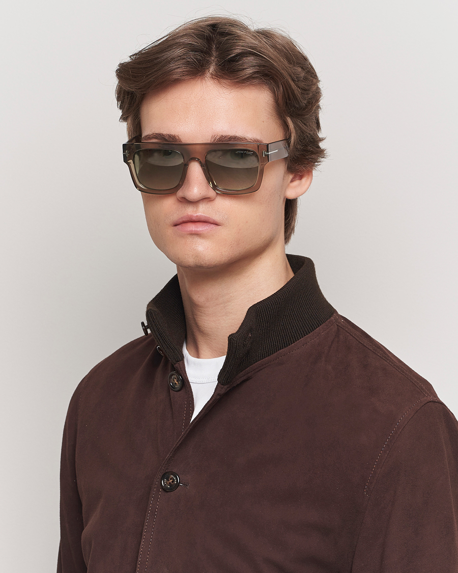 Herr | Accessoarer | Tom Ford | Fausto FT0711 Sunglasses Brown/Green