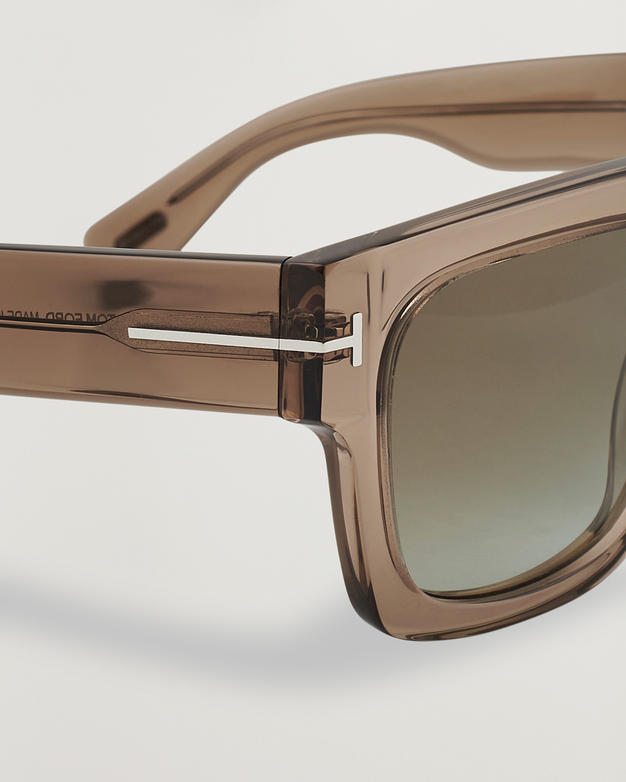 Herre | Solbriller | Tom Ford | Fausto FT0711 Sunglasses Brown/Green
