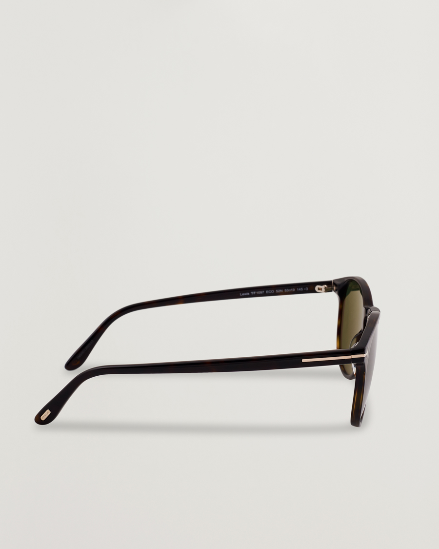 Herre | Solbriller | Tom Ford | Lewis FT1097 Sunglasses Dark Havana/Green