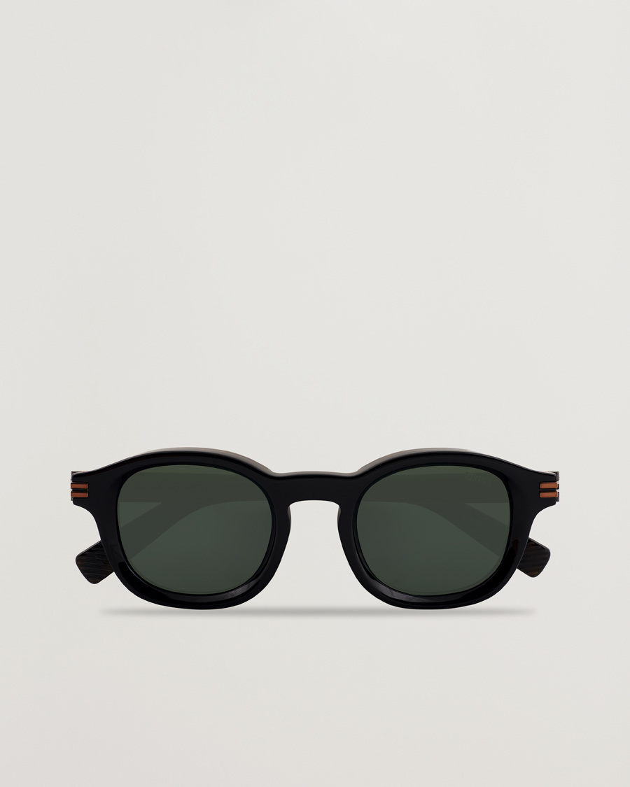Herre | Solbriller | Zegna | EZ0229 Sunglasses Black/Green