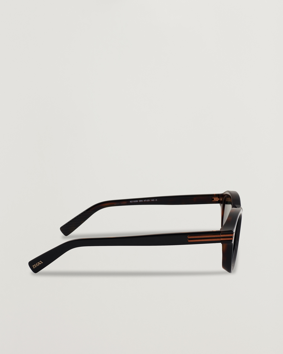 Herre | Solbriller | Zegna | EZ0229 Sunglasses Black/Green