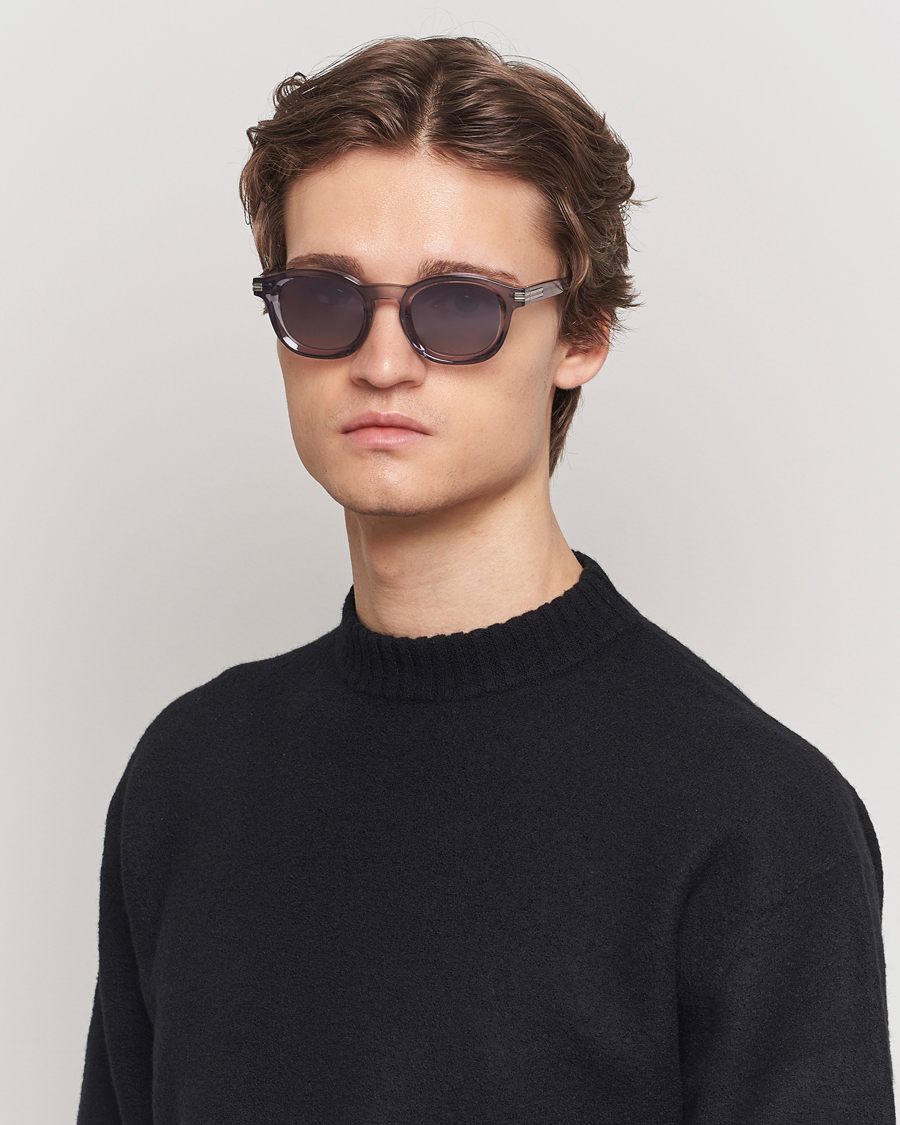 Herre | Avdelinger | Zegna | EZ0229 Sunglasses Grey/Smoke