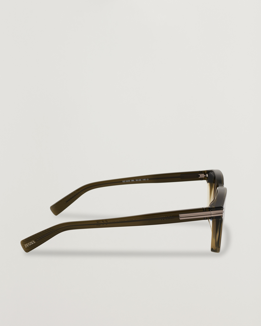 Herre | Solbriller | Zegna | EZ0230 Sunglasses Dark Green/Roviex