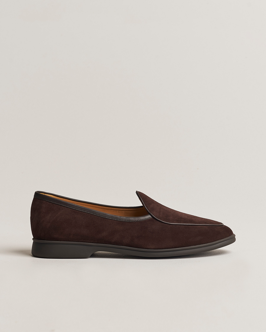 Herre | Loafers | Baudoin & Lange | Stride Loafers Dark Brown