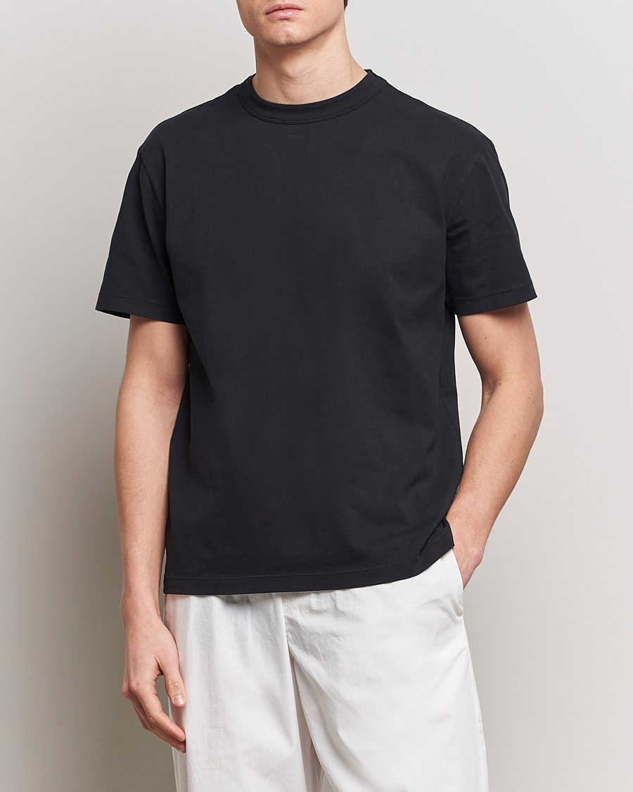 Herre | Svarte t-skjorter | Tekla | Organic Cotton Sleeping T-Shirt Black