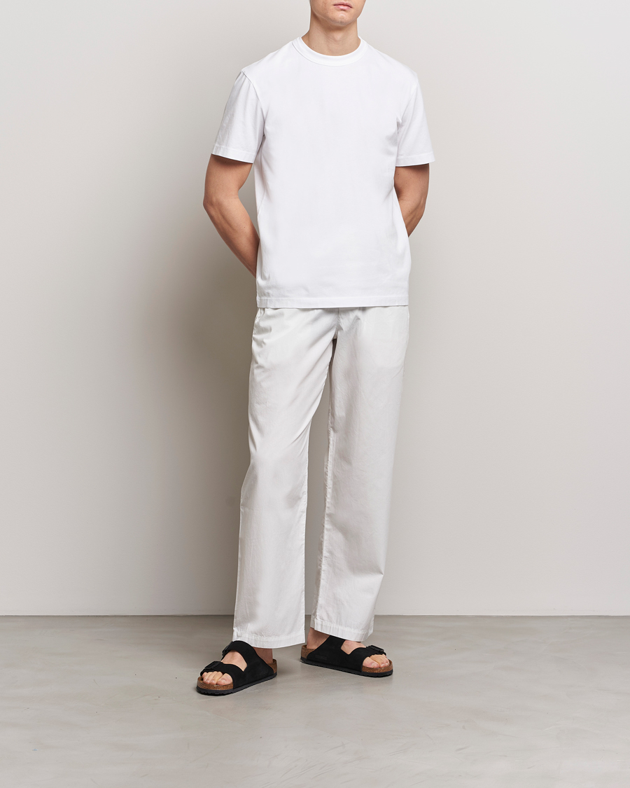 Herre | T-Shirts | Tekla | Organic Cotton Sleeping T-Shirt White
