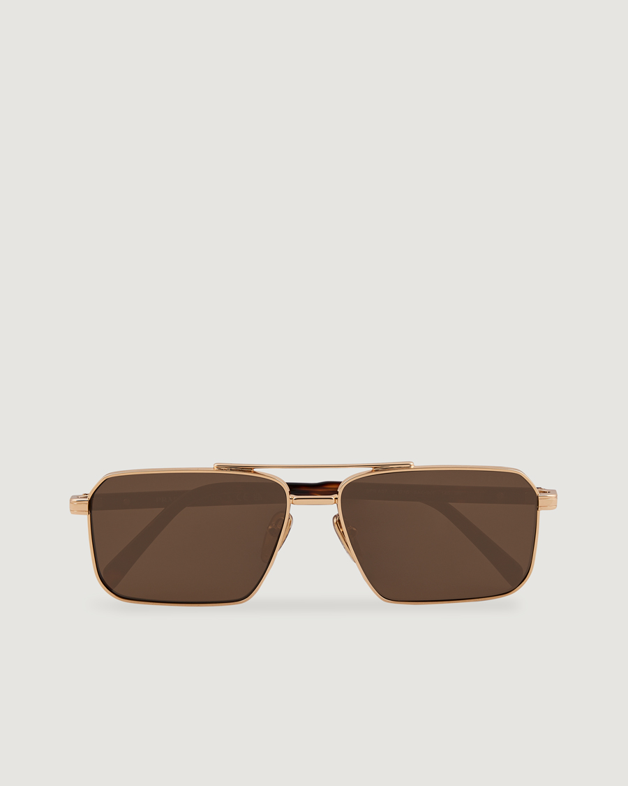 Herre | Solbriller | Prada Eyewear | Prada 0PR A57S Metal Sunglasses Gold