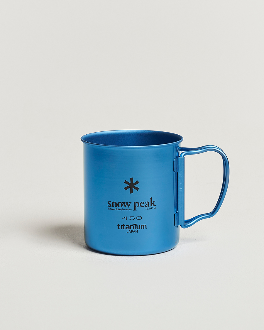 Herre | Outdoor living | Snow Peak | Single Wall Mug 450 Blue Titanium