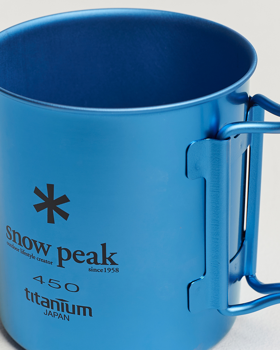 Herre | Japanese Department | Snow Peak | Single Wall Mug 450 Blue Titanium