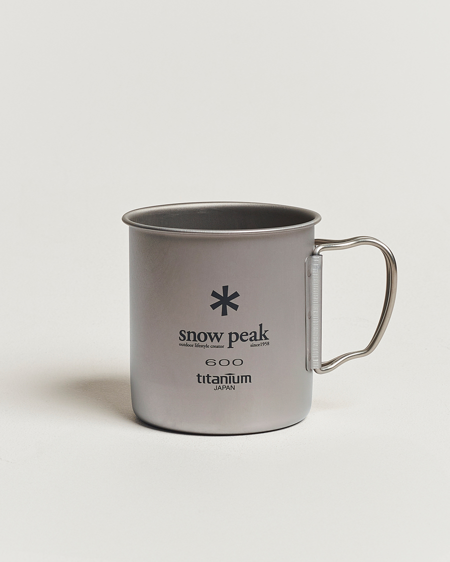 Herre | Outdoor living | Snow Peak | Single Wall Mug 600 Titanium