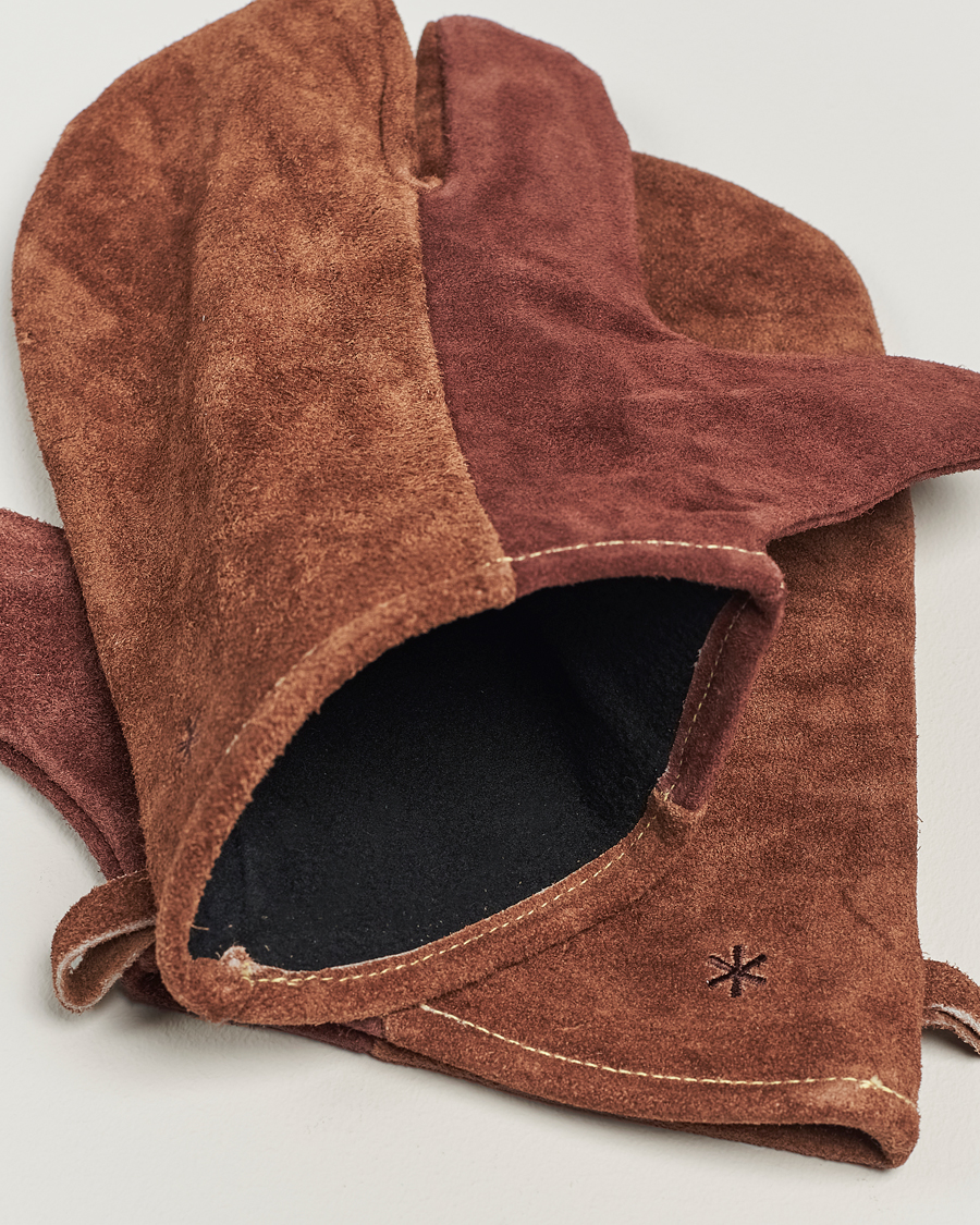 Men | Lifestyle | Snow Peak | Campers Mittens Brown