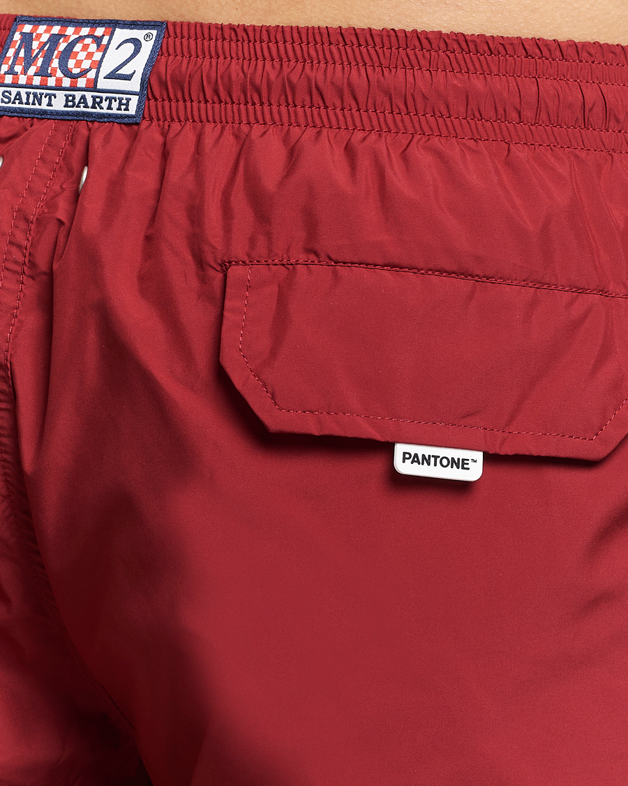 Herre | Badeshorts | MC2 Saint Barth | Pantone Swim Shorts 45 Bordeaux