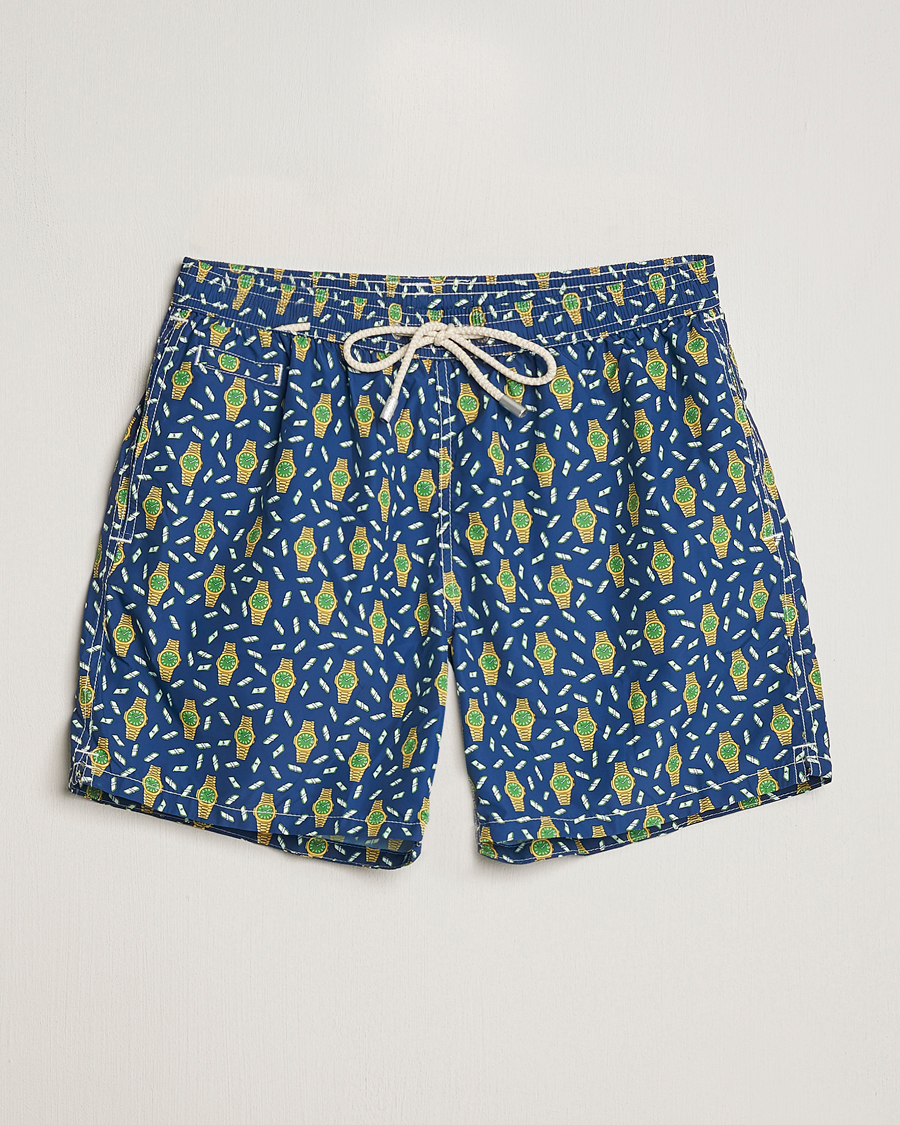 Herre | Badeshorts | MC2 Saint Barth | Printed Swim Shorts Hour Money