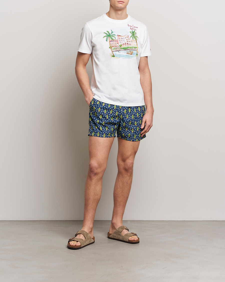 Herre | Badeshorts | MC2 Saint Barth | Printed Swim Shorts Hour Money
