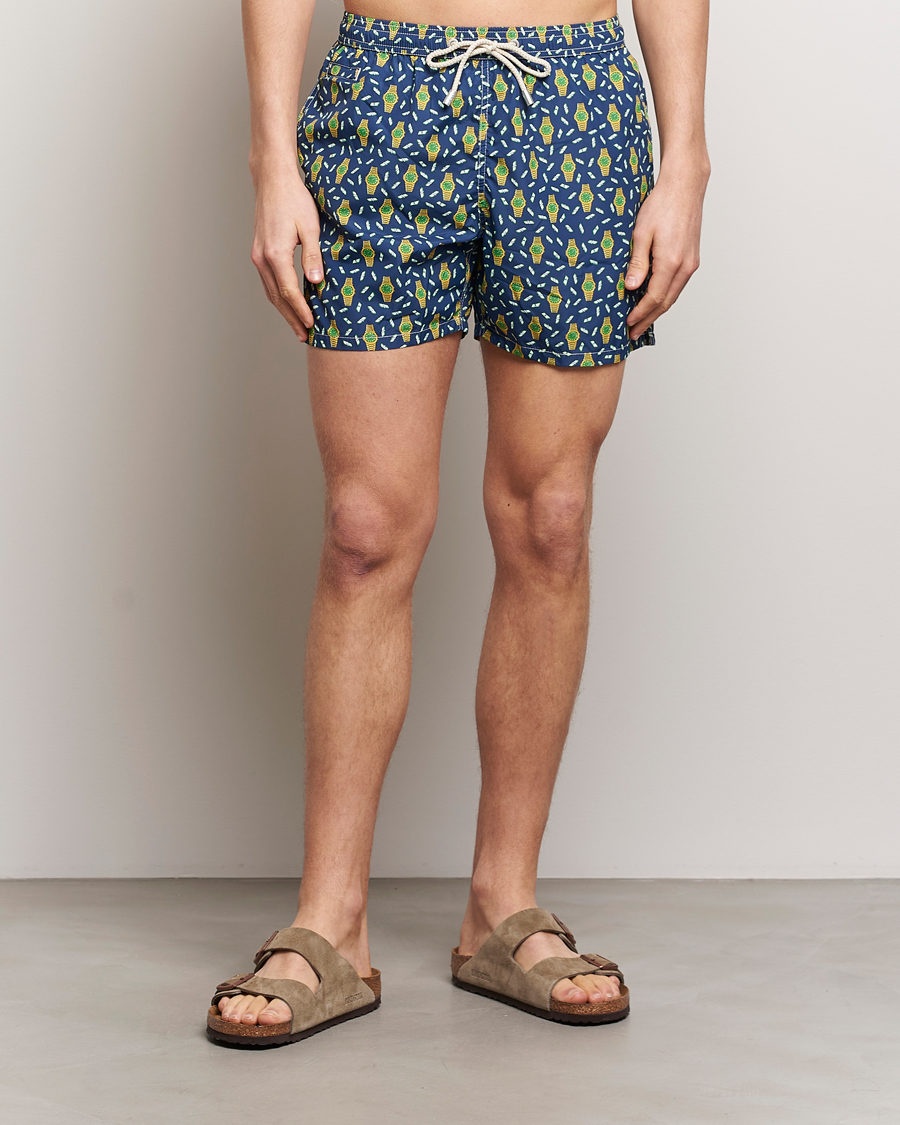 Herre | Badeshorts | MC2 Saint Barth | Printed Swim Shorts Hour Money