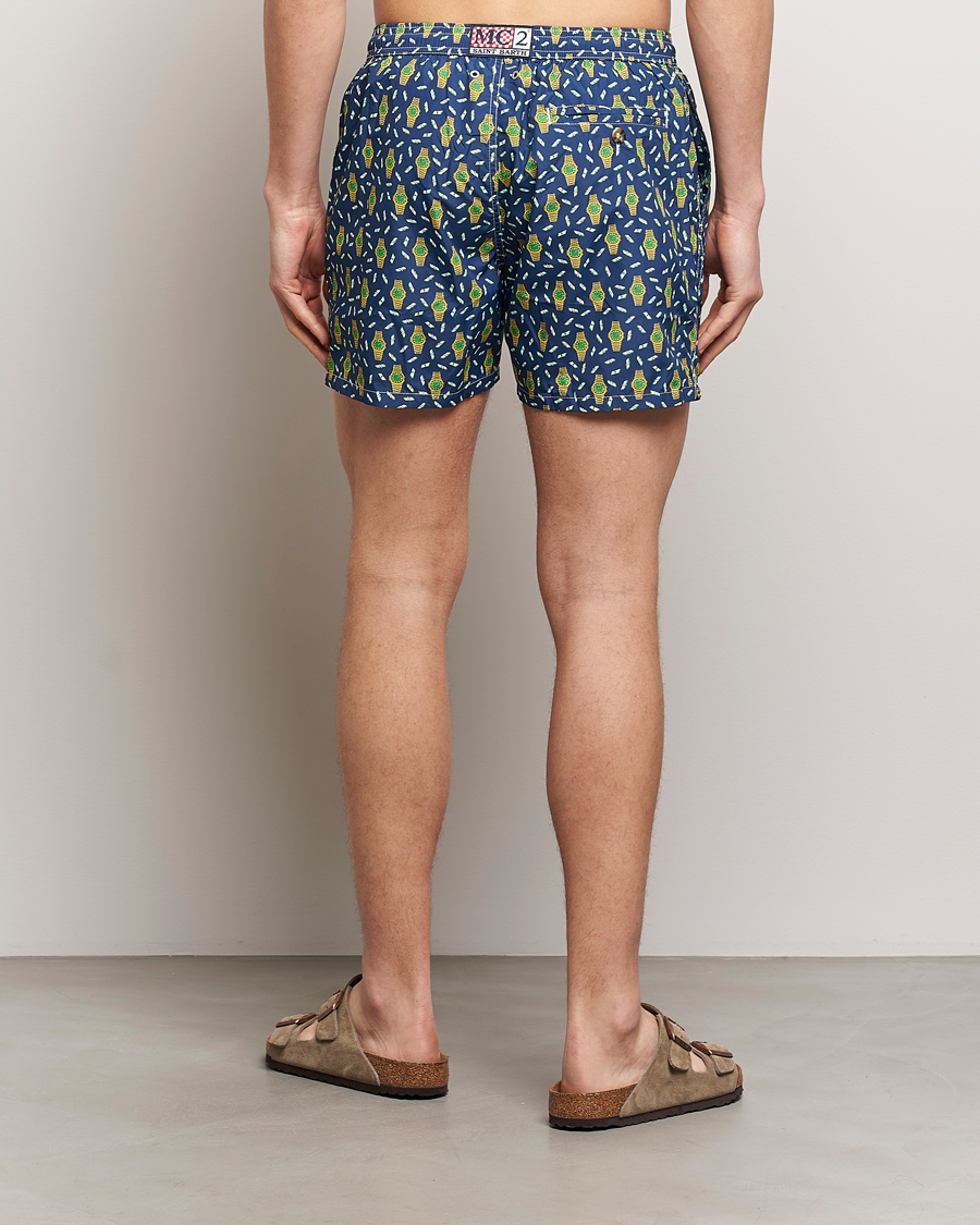 Herre | Badeshorts | MC2 Saint Barth | Printed Swim Shorts Hour Money