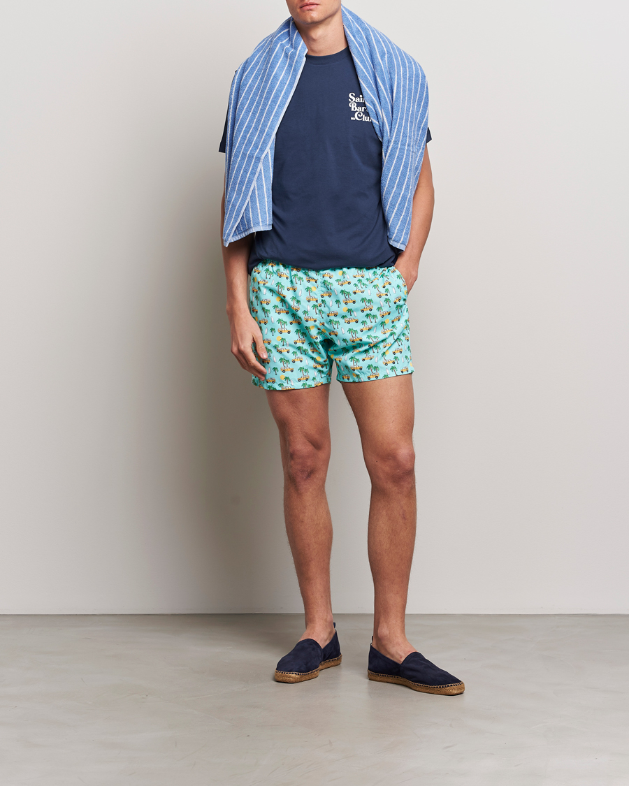 Herre | Badeshorts | MC2 Saint Barth | Printed Swim Shorts Road Car