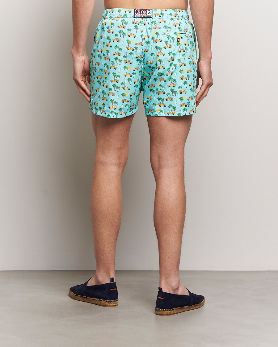 Herre | Badeshorts | MC2 Saint Barth | Printed Swim Shorts Road Car