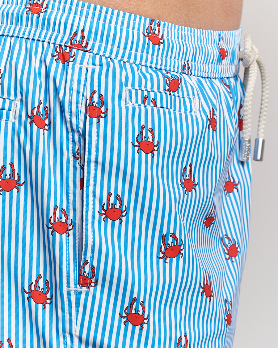 Herre | Badeshorts | MC2 Saint Barth | Printed Swim Shorts Crabs Stripes