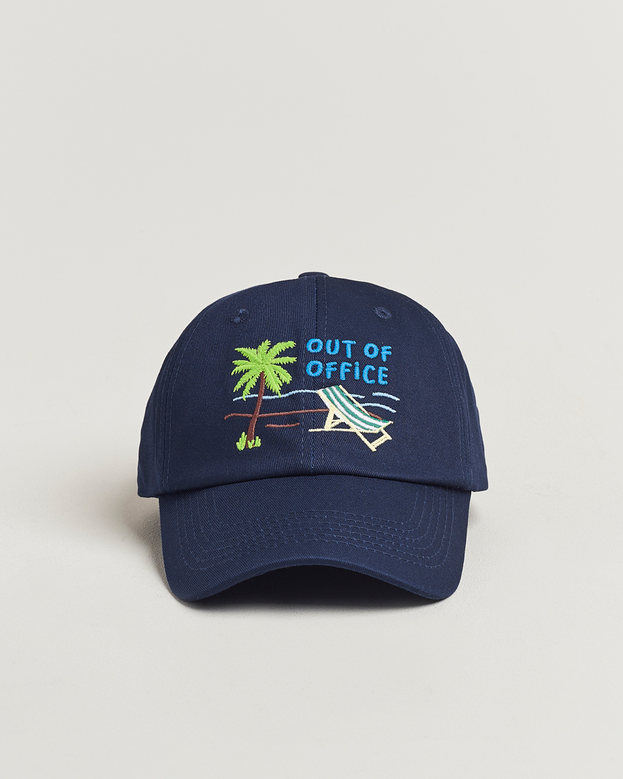 Herre | MC2 Saint Barth Embroidered Baseball Cap Out Of Office | MC2 Saint Barth | Embroidered Baseball Cap Out Of Office