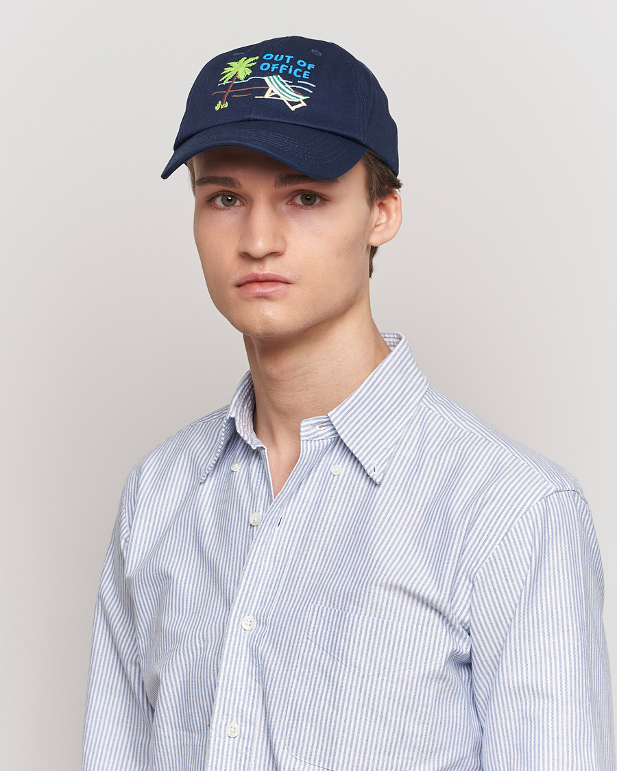 Herre | MC2 Saint Barth Embroidered Baseball Cap Out Of Office | MC2 Saint Barth | Embroidered Baseball Cap Out Of Office