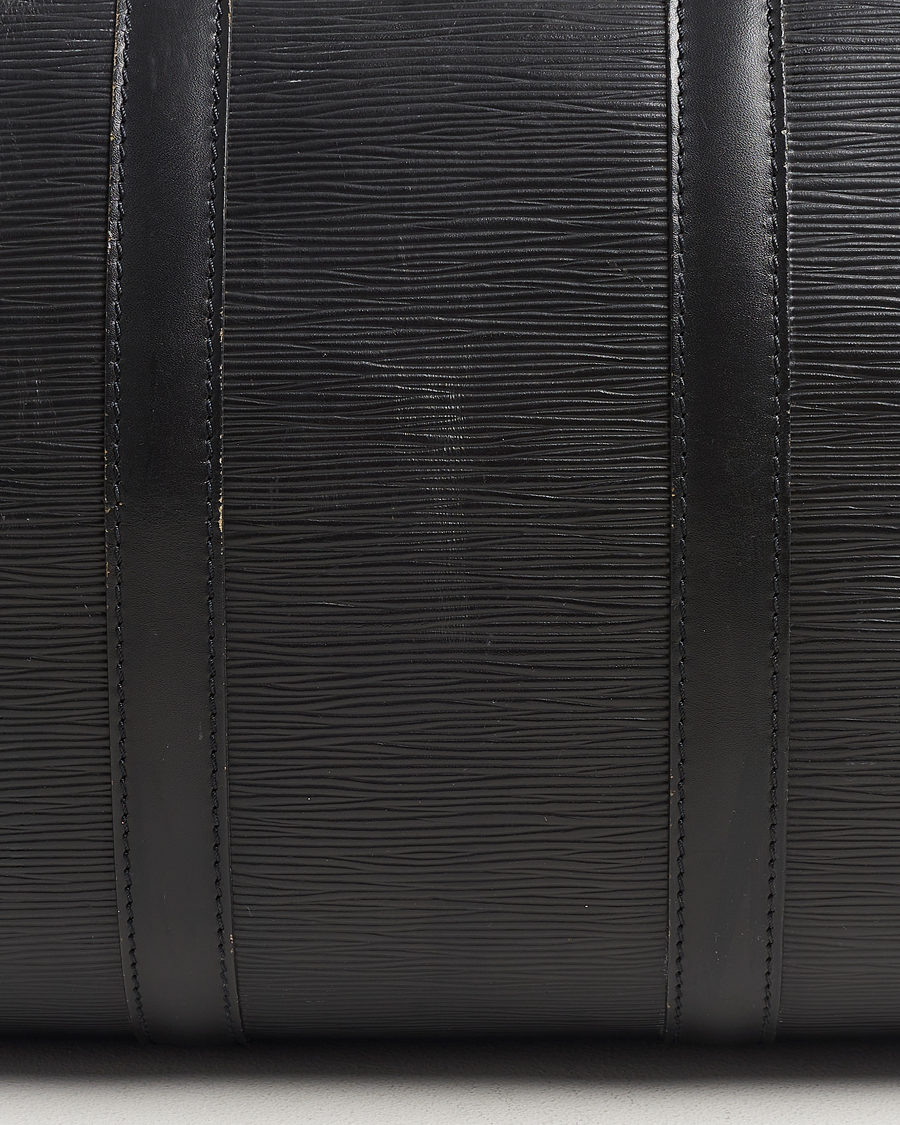 Herre | Louis Vuitton Pre-Owned Keepall 45 EPI Leather Bag Black | Louis Vuitton Pre-Owned | Keepall 45 EPI Leather Bag Black