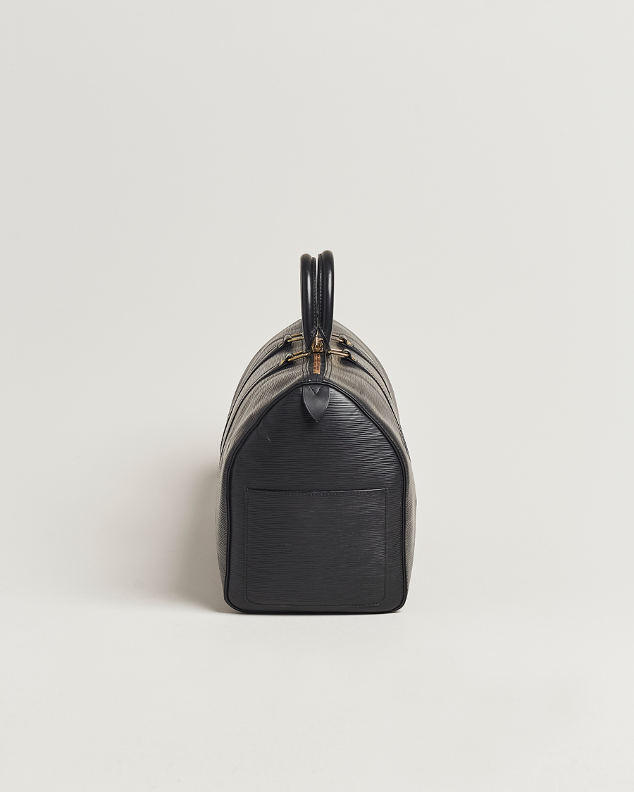 Herre | Louis Vuitton Pre-Owned Keepall 45 EPI Leather Bag Black | Louis Vuitton Pre-Owned | Keepall 45 EPI Leather Bag Black