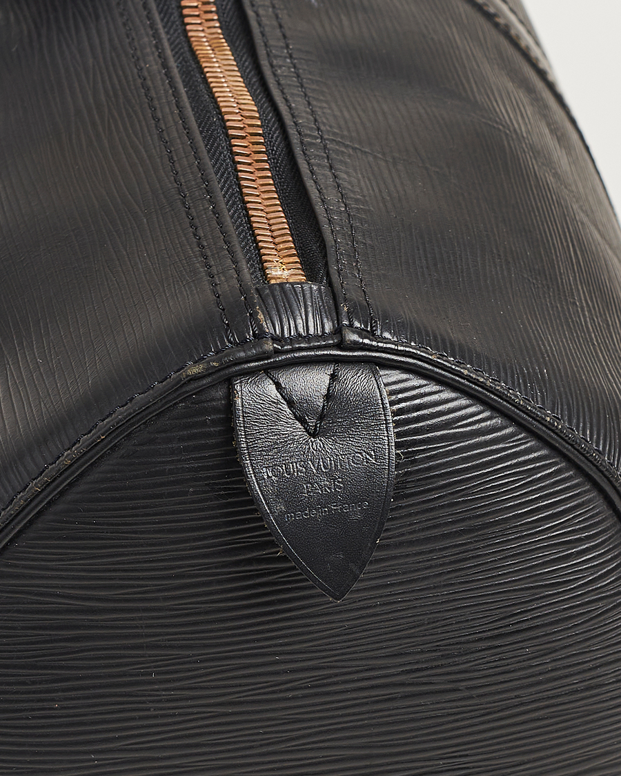 Herre | Louis Vuitton Pre-Owned Keepall 45 EPI Leather Bag Black | Louis Vuitton Pre-Owned | Keepall 45 EPI Leather Bag Black